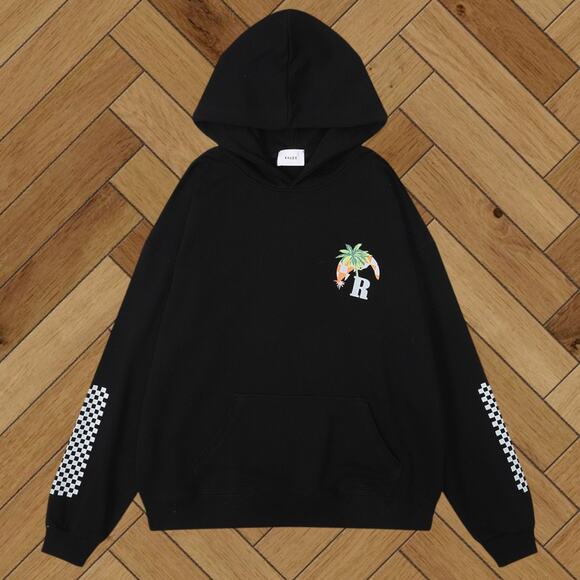 Men's Black Hoodie Rhude - Picture 1 of 2